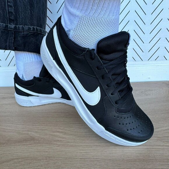 ⭐Nike Court Zoom Lite 3 Mens Hard Court Men Shoes 7.5 Black Sneakers DH0626-010 - Picture 5 of 11